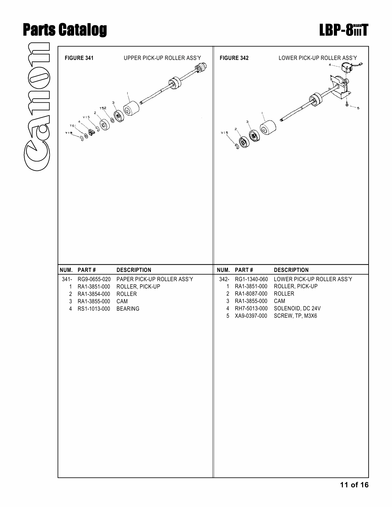 Canon imageCLASS LBP-8IIIT Parts Catalog Manual-5